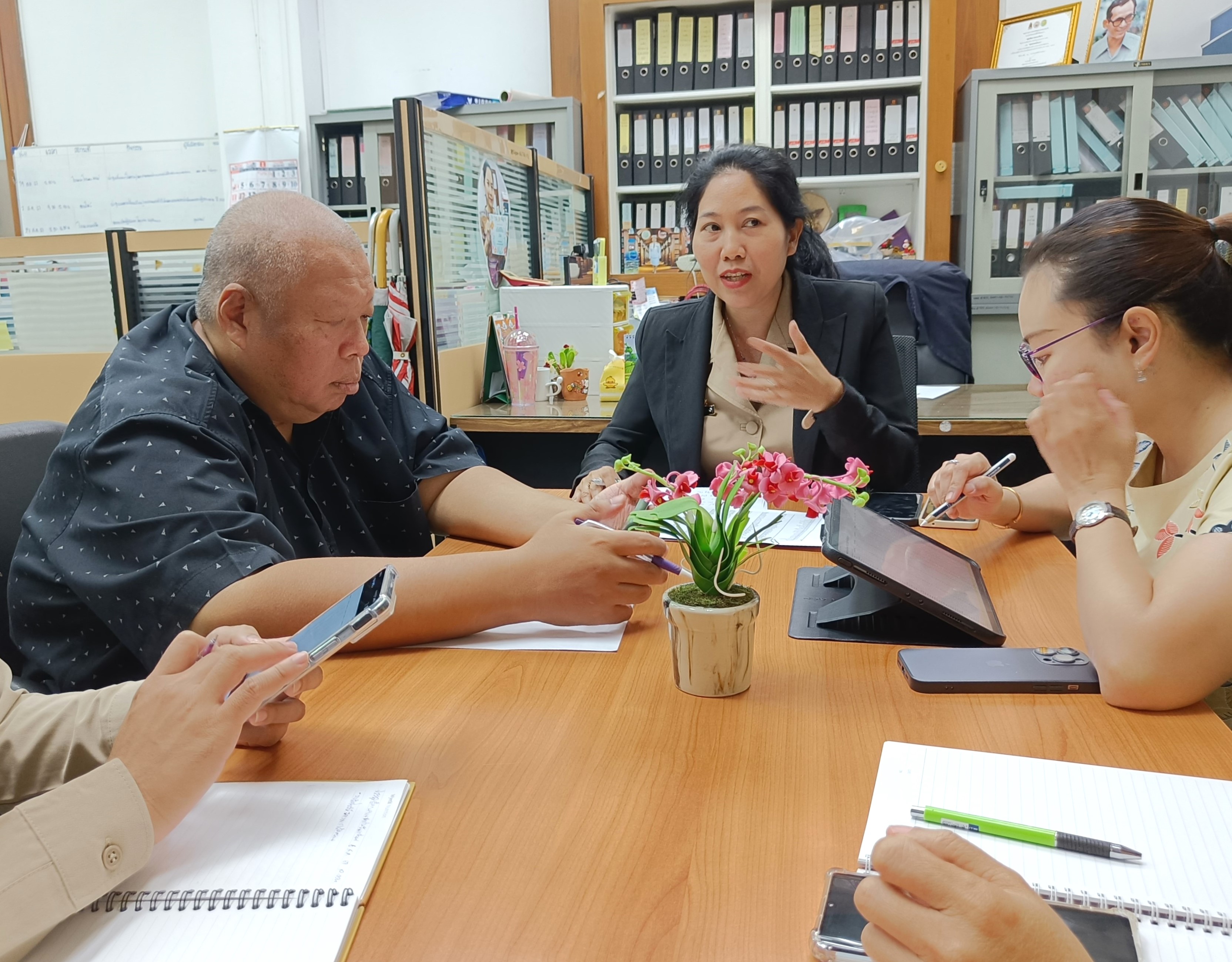 กลุ่มพัฒนาระบบบริหาร ส.ป.ก. ร่วมทำกิจกรรม Morning Talk (ข่าวแชร์)