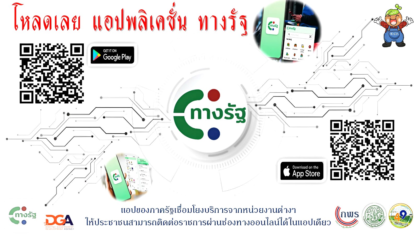 วิธีการสมัครใช้งานแอปพิเคชั่น ทางรัฐ