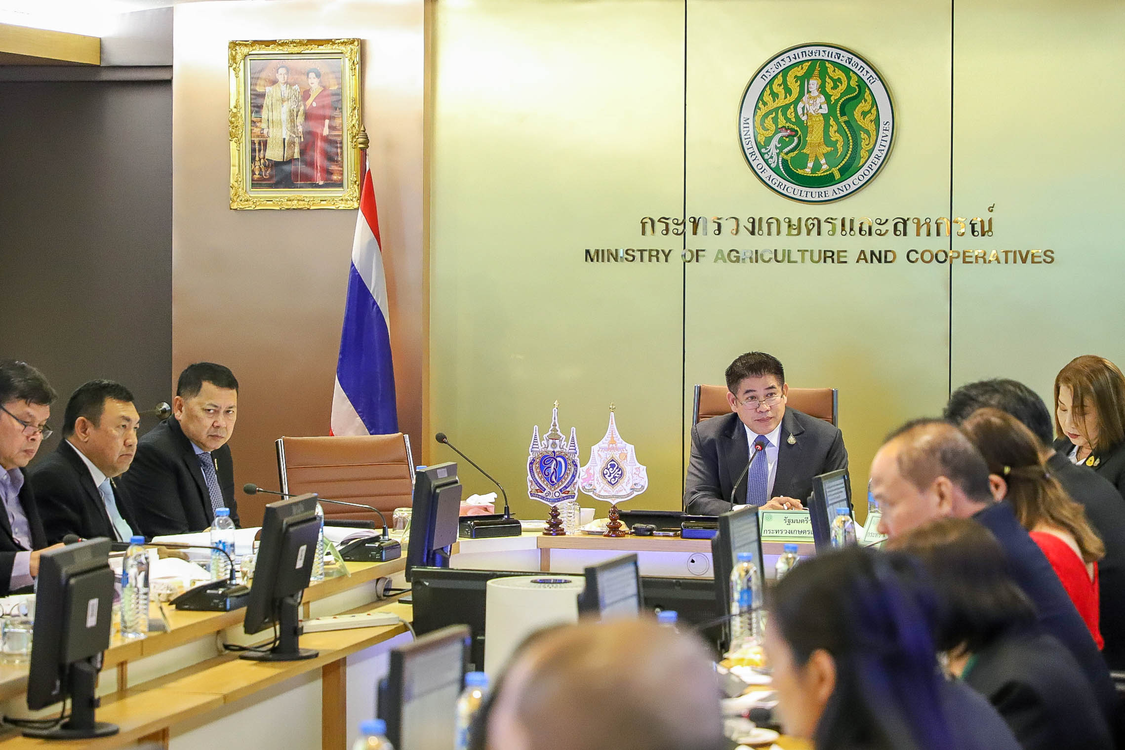 ส.ป.ก. ร่วมประชุมหารือการป้องกันและแก้ไขปัญหาฝุ่นละอองขนาดเล็กไม่เกิน 2.5 ไมครอน(PM2.5) ภาคการเกษตร