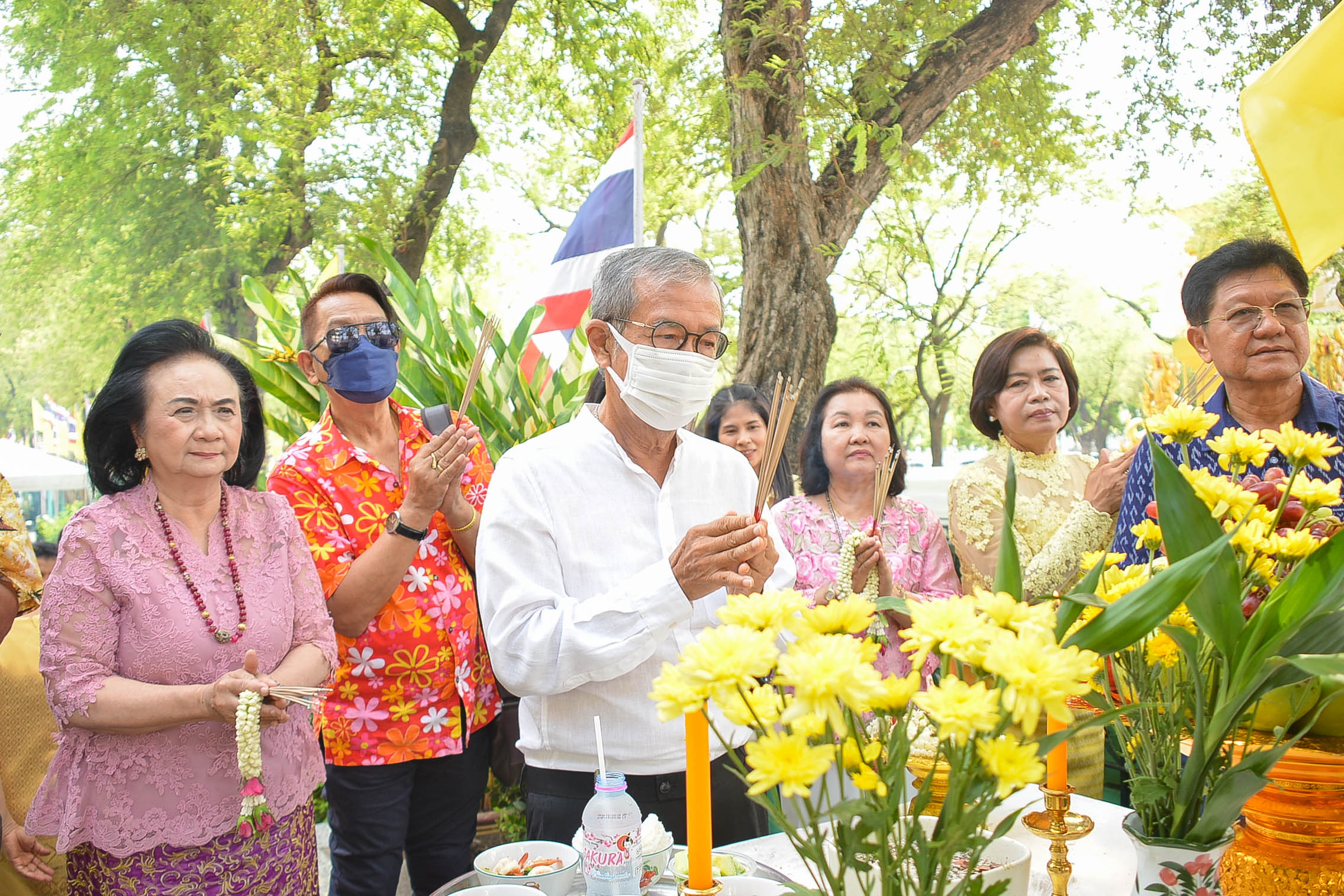 ส.ป.ก. จัดกิจกรรมพิธีทำบุญอุทิศส่วนกุศลให้ชาว ส.ป.ก. ที่ล่วงลับแล้ว และพิธีรดน้ำ - ขอพรผู้อาวุโส ส.ป.ก.