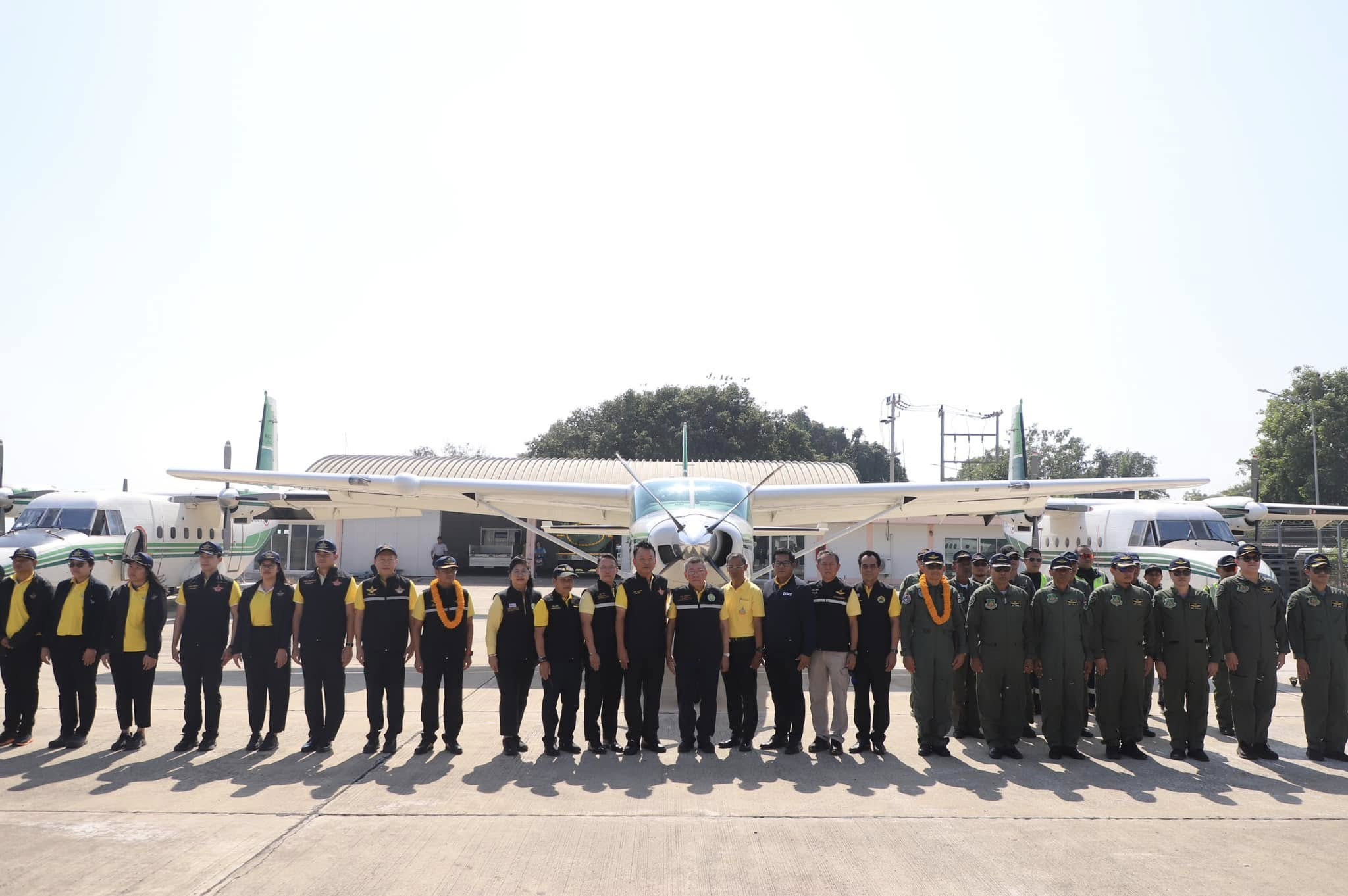 ส.ป.ก. ร่วมงานตรวจติดตามภารกิจบรรเทาฝุ่นละอองขนาดเล็ก PM 2.5 ประจำปี 2568