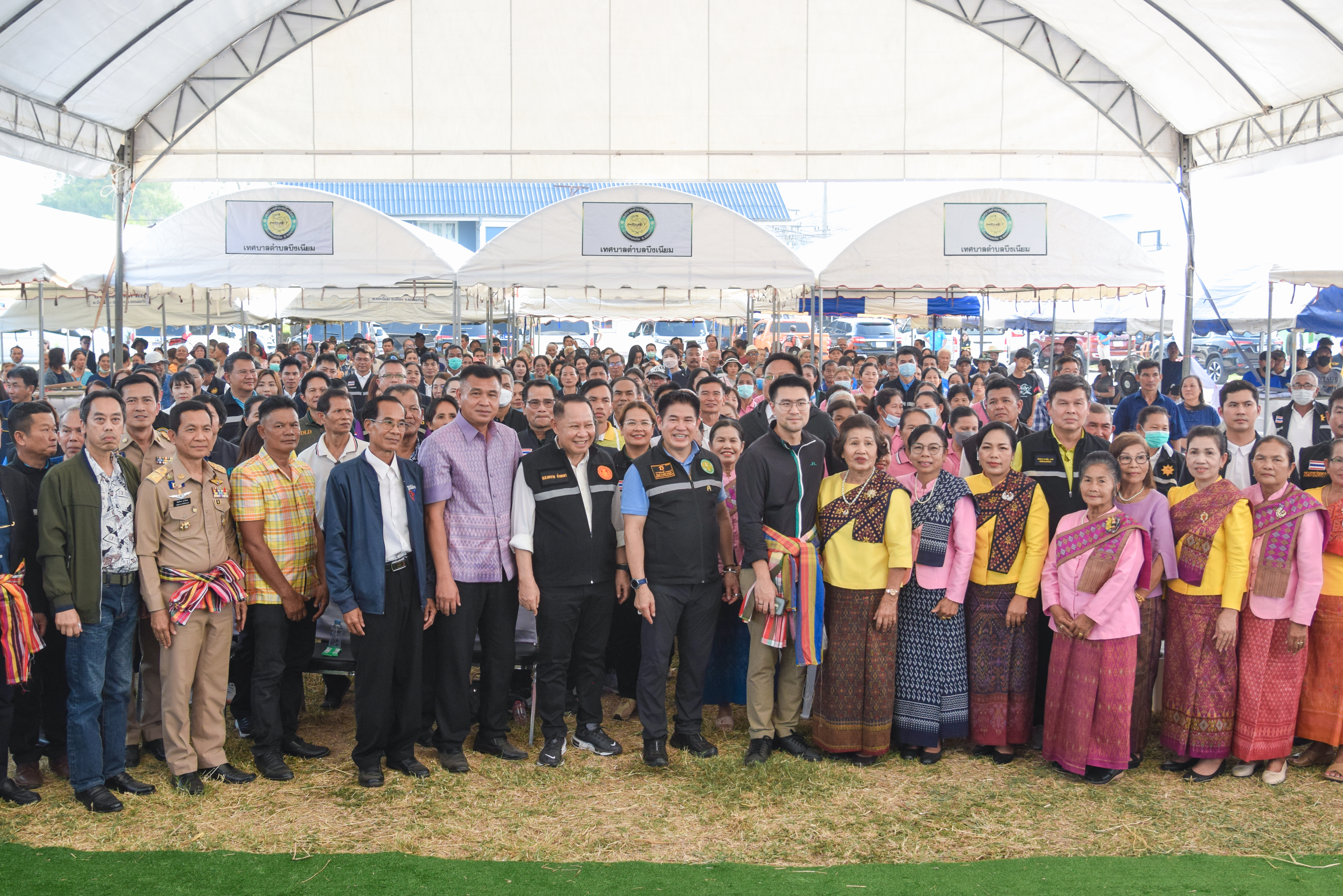 รมว.กษ. ลงพื้นติดตามสถานการณ์น้ำ ณ เทศบาลตำบลบึงเนียม จ.ขอนแก่น