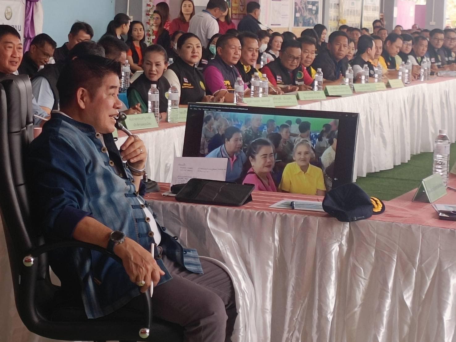 ส.ป.ก. ร่วมติดตามรัฐมนตรีว่าการกระทรวงเกษตรและสหกรณ์ ร้อยเอก ธรรมนัส พรหมเผ่า พร้อมคณะร่วม ประชุมติดตามความก้าวหน้า โครงอ่างเก็บน้ำน้ำญวน และโครงการพัฒนาแหล่งน้ำอ่างเก็บน้ำห้วยต้นผึ้งและแหล่งน้ำอื่นๆในพื้นที่ จังหวัดพะเยา