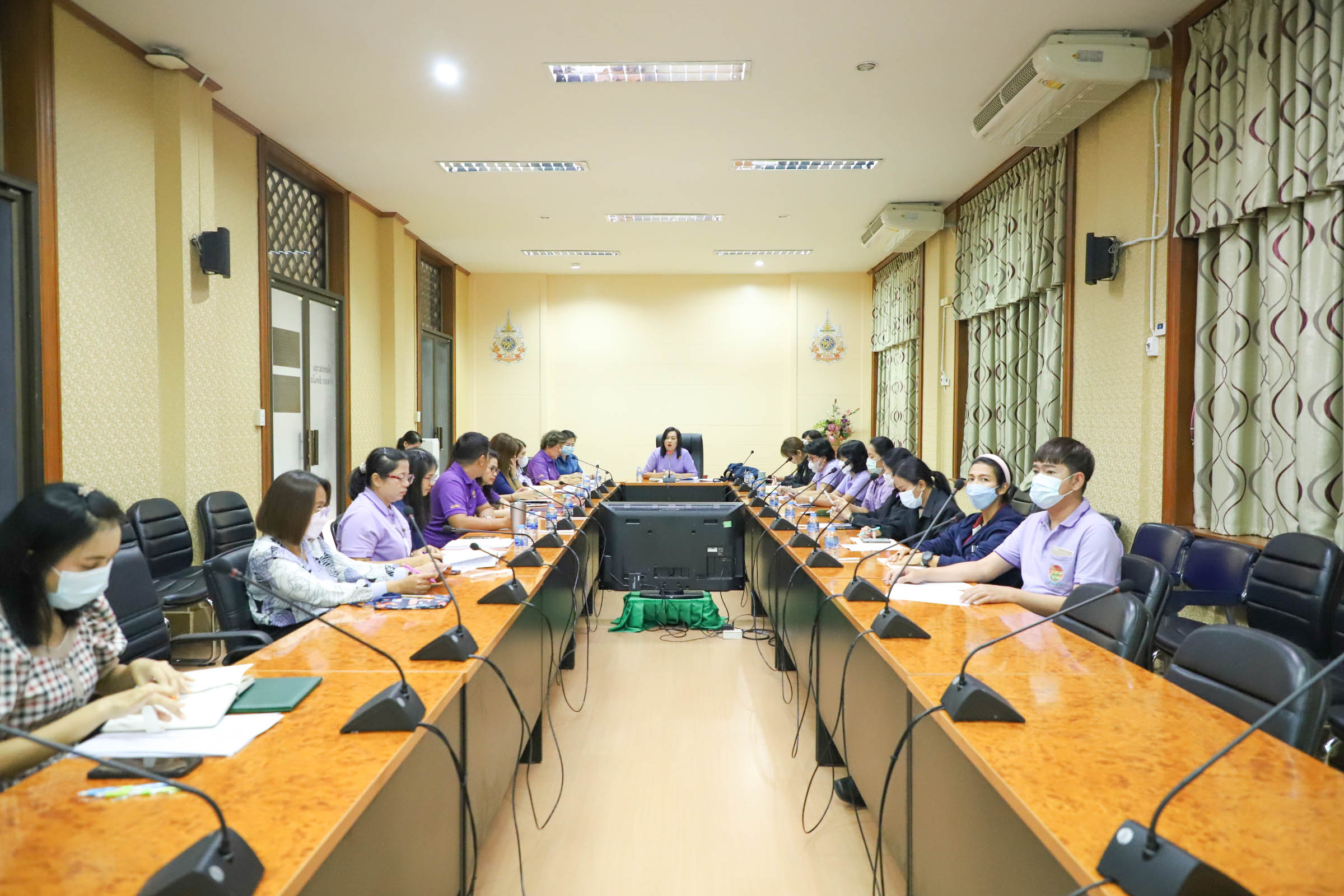 สบก. ประชุมประจำเดือนเตรียมความพร้อมการจัดงานวันคล้ายวันสถาปนาครบรอบ 49 ปี ส.ป.ก.