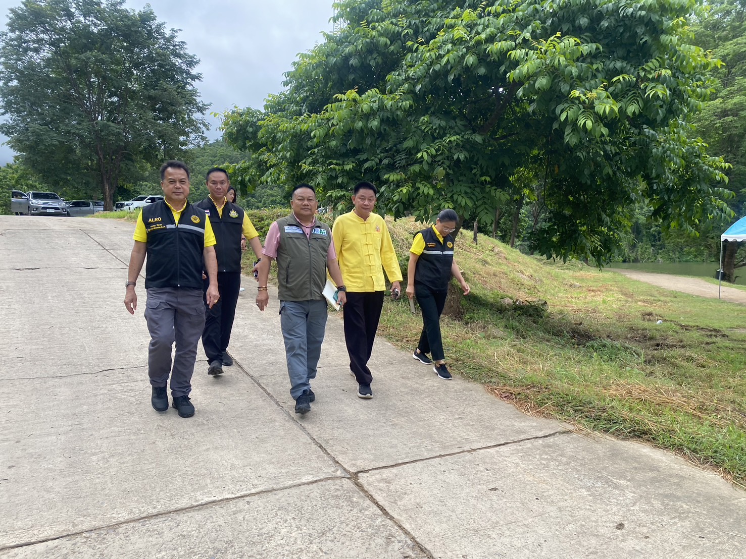 ผตร.ส.ป.ก. ร่วมลงพื้นที่ ตรวจติดตามพื้นที่อ่างเก็บน้ำ ห้วยแม่ฮ่องสอน บ้านพะโชโหล่ จ.แม่ฮ่องสอน