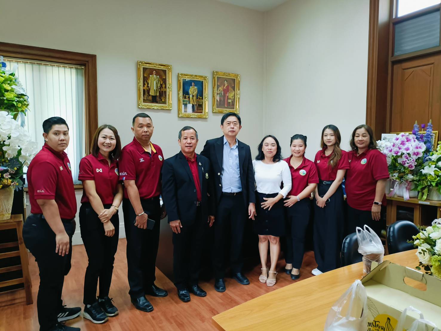 ส.ป.ก.กาญจนบุรี ร่วมแสดงความยินดีในโอกาส รองเลขาธิการ ส.ป.ก. เข้ารับตำแหน่งใหม่