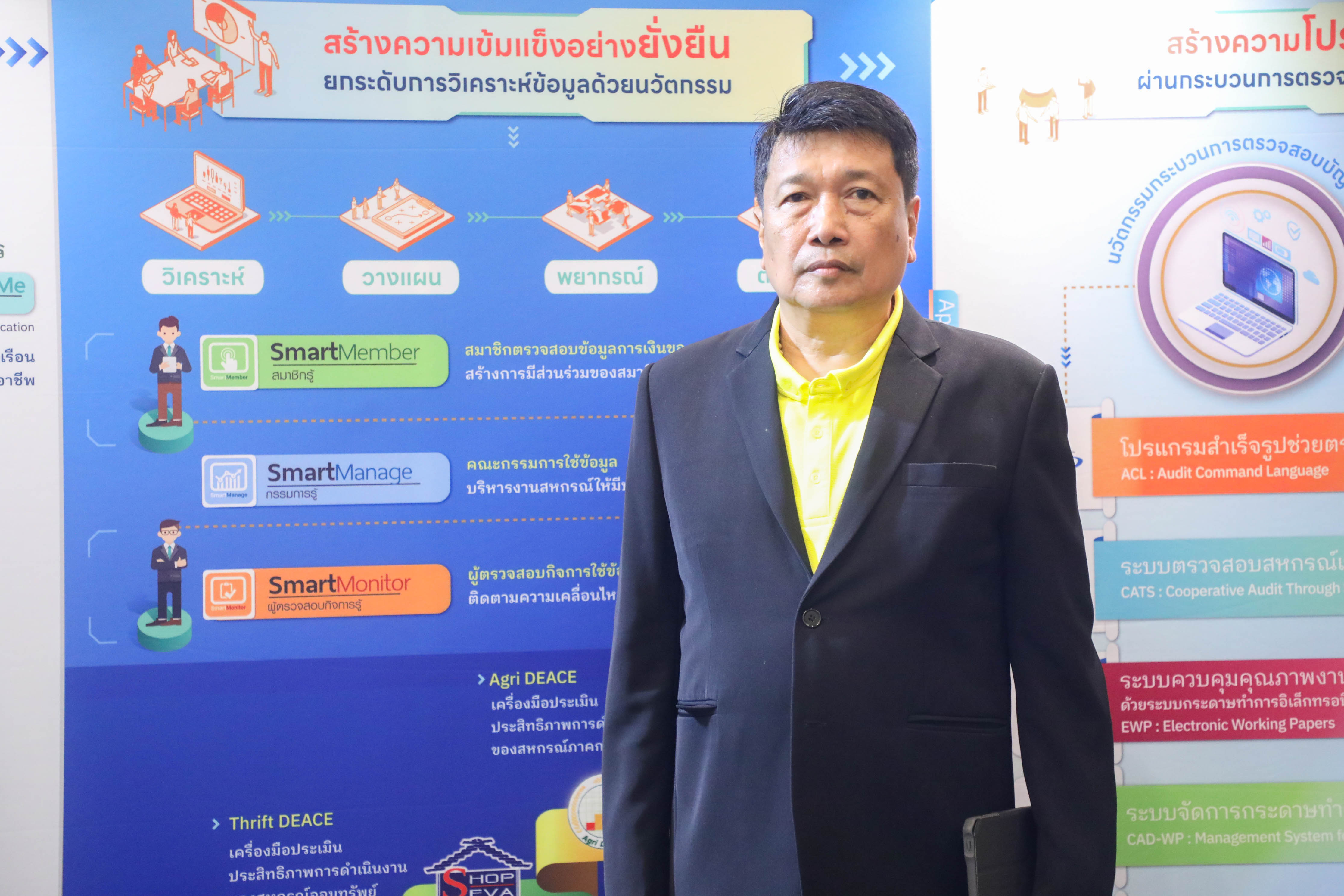 ส.ป.ก. ร่วมประชุมสัมมนาเชิงปฏิบัติการ เรื่อง “เทคโนโลยีกับการขับเคลื่อนสหกรณ์เข้มแข็ง” ณ โรงแรมปรินซ์พาเลซ มหานาค