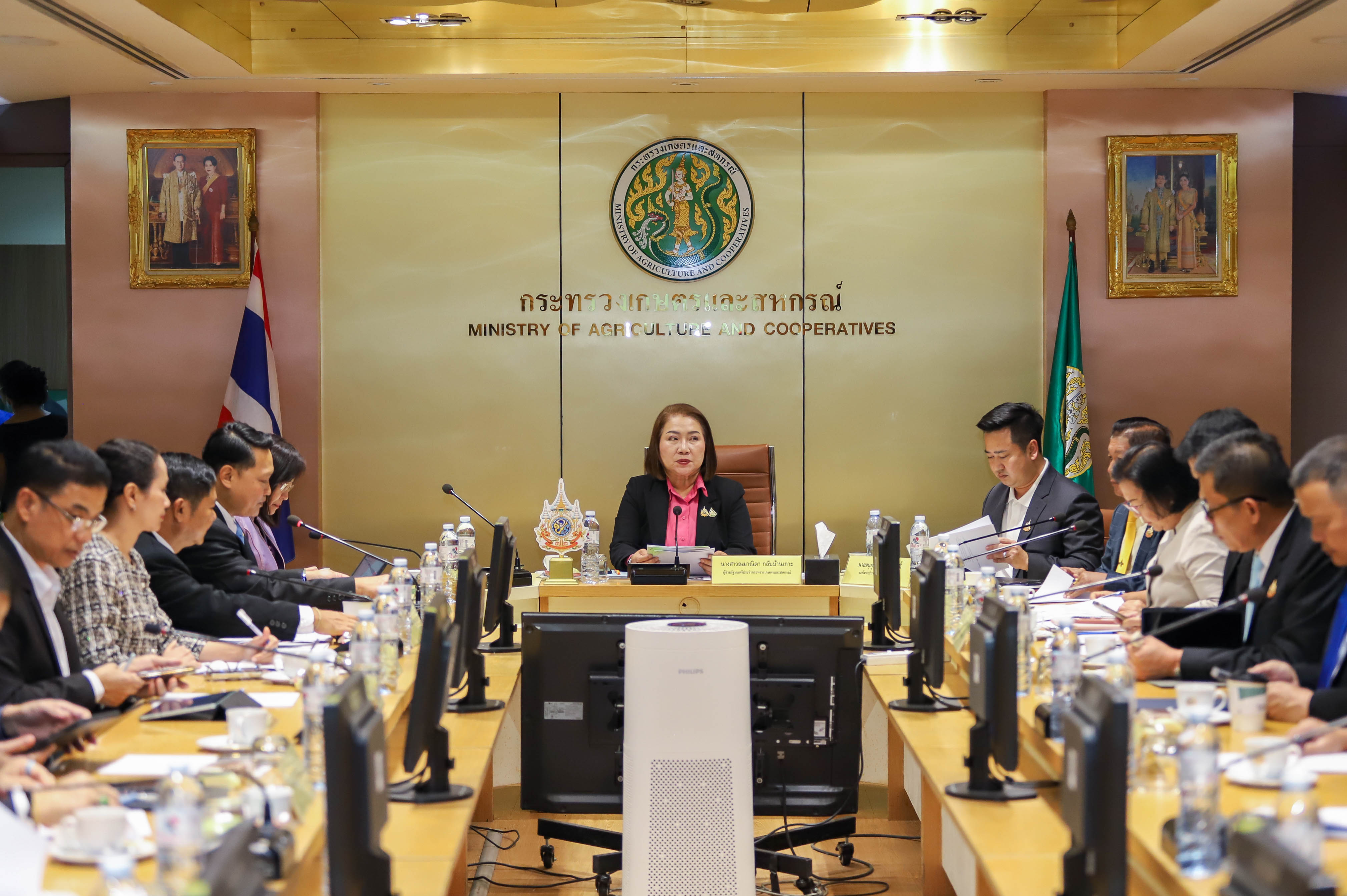 ส.ป.ก. ร่วมการประชุมคณะกรรมการติดตามและขับเคลื่อนงานด้านการเกษตรและสหกรณ์ ตามนโยบายรัฐมนตรีว่าการกระทรวงเกษตรและสหกรณ์ ครั้งที่ 1/2568