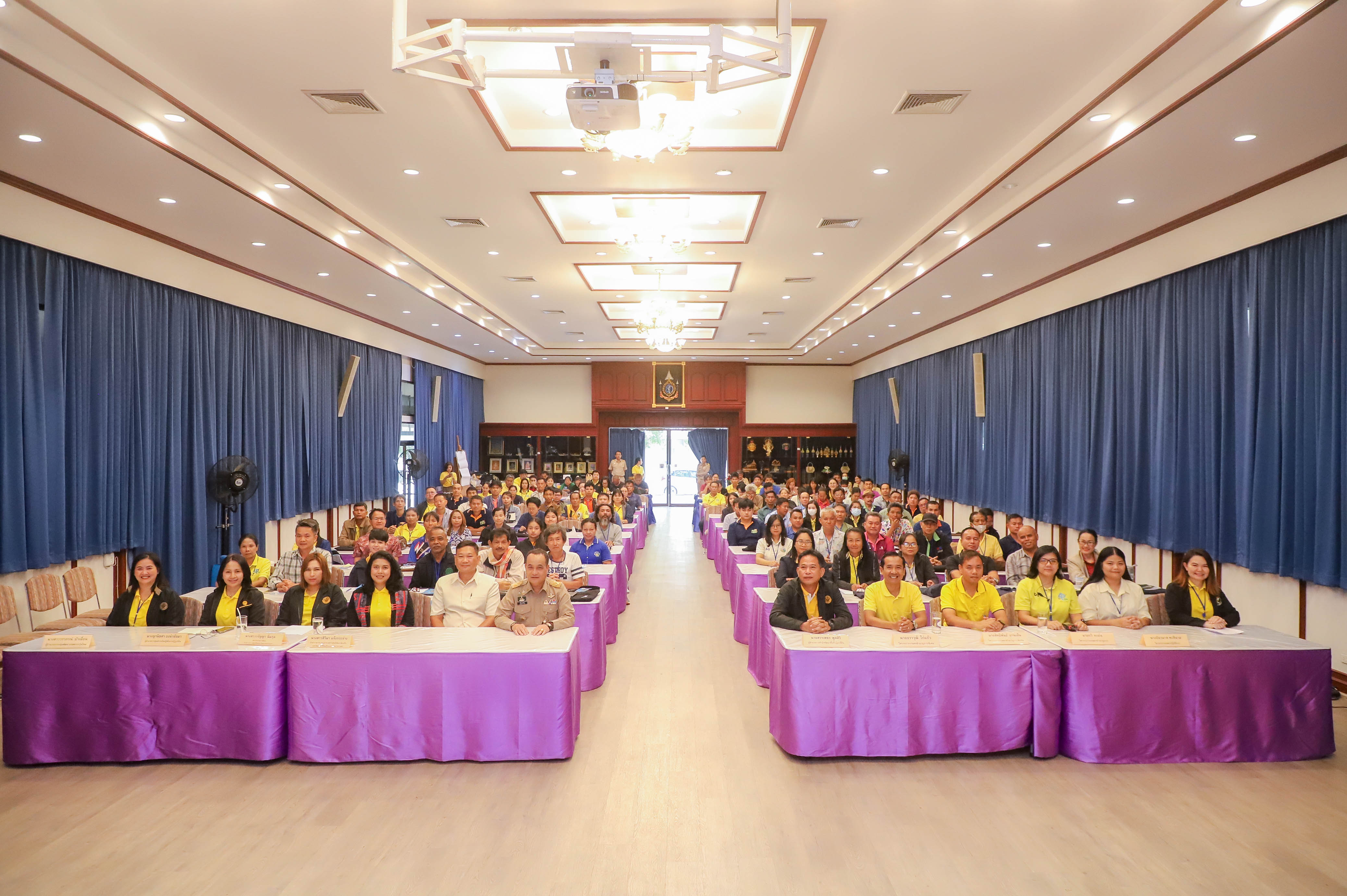 รองเลขาธิการ ส.ป.ก. เป็นประธานในพิธีเปิดโครงการสัมมนาเชิงปฏิบัติการ หลักสูตรการออกแบบระบบการให้น้ำพืชและการจัดการระบบน้ำเพื่อการเกษตร ณ ศูนย์ส่งเสริมและพัฒนาอาชีพเสริมฯ