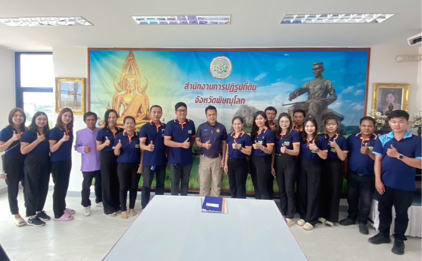 ผู้ตรวจราชการ ส.ป.ก. (เขต 15,16 และ 17) ประชุมตรวจติดตามความก้าวหน้าการดำเนินงานตามแผนงานตรวจราชการและลงพื้นที่โครงการที่เกี่ยวข้องในเขตปฏิรูปที่ดิน ประจําปีงบประมาณ 2568 รอบที่ 2 ณ  ส.ป.ก.จังหวัดพิษณุโลก