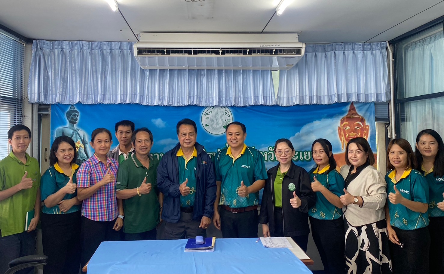 ผู้ตรวจราชการ ส.ป.ก. (เขต 15,16 และ 17) ประชุมตรวจติดตามความก้าวหน้าการดำเนินงานตามแผนงานตรวจราชการและลงพื้นที่โครงการที่เกี่ยวข้องในเขตปฏิรูปที่ดิน ประจําปีงบประมาณ 2568 รอบที่ 2 ณ ส.ป.ก.จังหวัดพะเยา