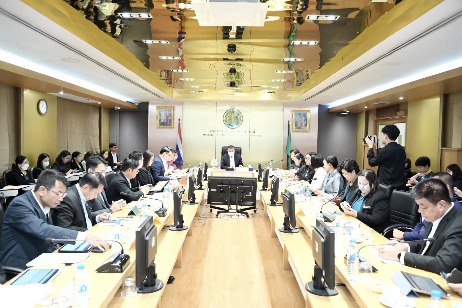 ส.ป.ก. ร่วมการประชุมคณะกรรมการกำกับการประเมินผลการปฏิบัติราชการของส่วนราชการในกระทรวงเกษตรและสหกรณ์ ครั้งที่ 2/2568