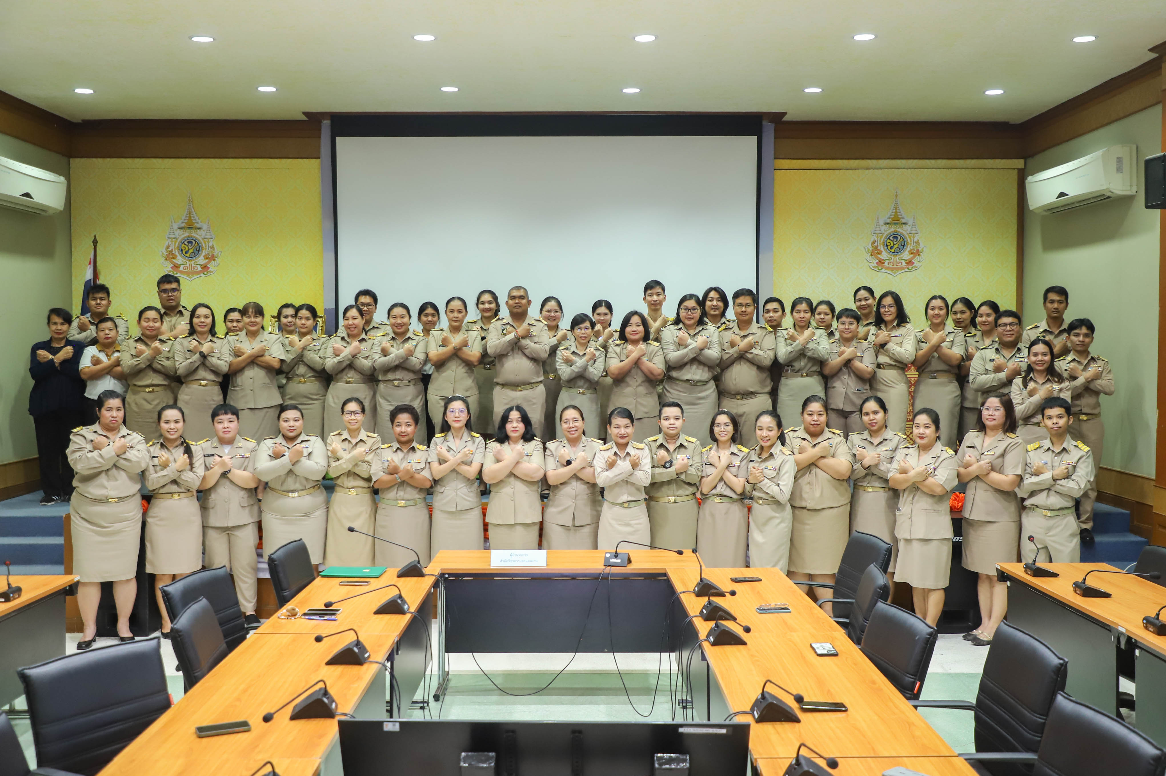 สวผ. ประกาศเจตนารมณ์ที่จะชับเคลื่อนองค์กรให้เป็นองค์กรคุณธรรม