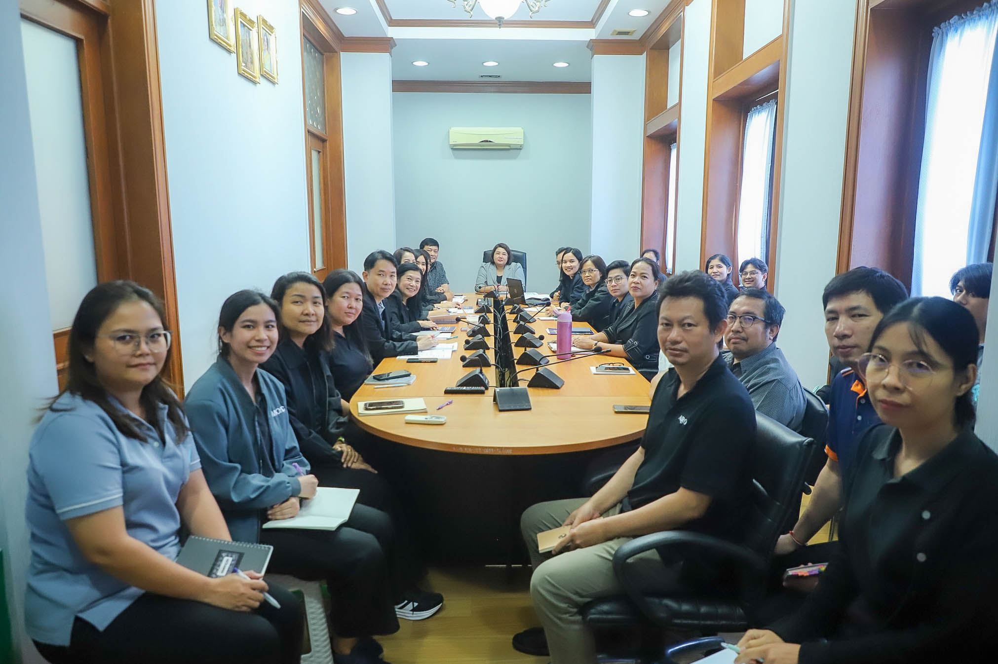 ศทส. ประชุมกำกับติดตามผลการดำเนินการตัวชี้วัดร่วมและตัวชี้วัดหลักตามคำรับรองการปฏิบัติราชการของศูนย์เทคโนโลยีสารสนเทศและการสื่อสาร ประจำปี งบประมาณ พ.ศ.2569 ครั้งที่ 1/2569