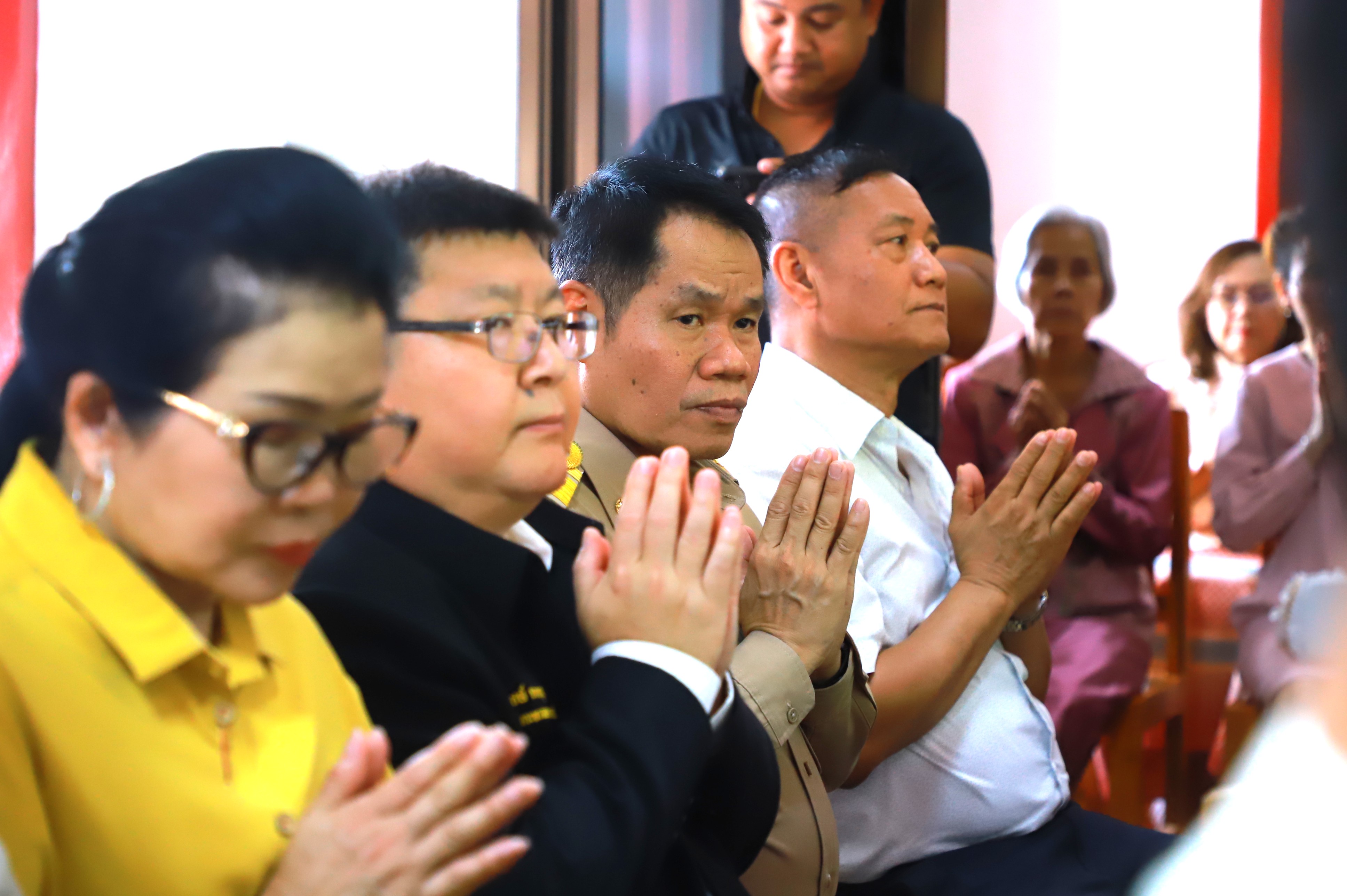 ส.ป.ก. ร่วมงานพิธีเจริญพระพุทธมนต์ฉลองกุฏิสงฆ์ คณะ 1 ณ วัดปรินายก วรวิหาร กรุงเทพฯ