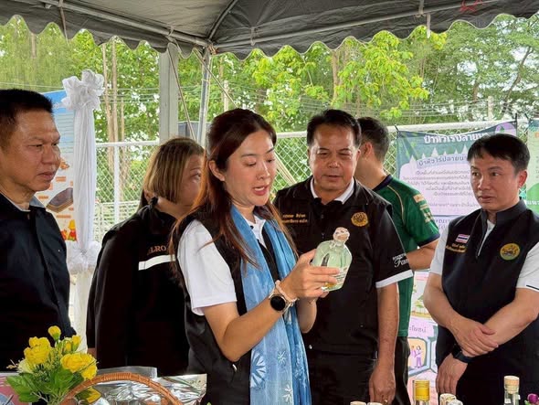 รองเลขาธิการ ส.ป.ก. ร่วมติดตามรัฐมนตรีช่วยว่าการกระทรวงเกษตรและสหกรณ์ (นางสาวปิยะรัฐชย์ ติยะไพรัช) ลงพื้นที่ตรวจราชการใน จังหวัดแพร่