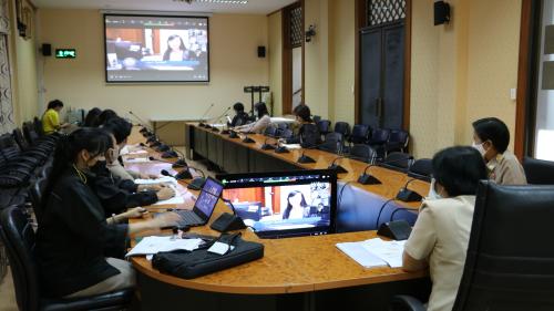 ส.ป.ก. ประชุมออนไลน์ ไขข้อข้องใจการกรอกข้อมูลกรณี Work from home ในระบบ DPIS ของ ส.ป.ก.