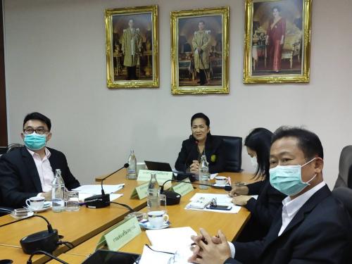 ผู้ตรวจราชการกรมร่วมการประชุมตรวจติดตามความก้าวหน้าผลการดำเนินงานตามแผนการตรวจราชการ รอบที่ ๑ และการขับเคลื่อนแบบบูรณาการในพื้นที่ของผู้ตรวจราชการกระทรวงเกษตรและสหกรณ์ ประจำปีงบประมาณ พ.ศ.๒๕๖๔