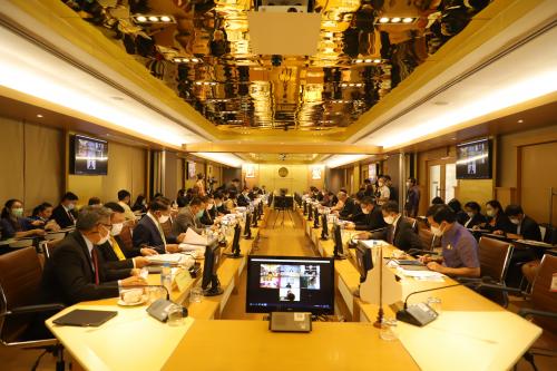 ส.ป.ก. ร่วมประชุมคณะกรรมการขับเคลื่อนงานนโยบายสำคัญและการแก้ไขปัญหาภาคเกษตร ครั้งที่ ๑/๒๕๖๔