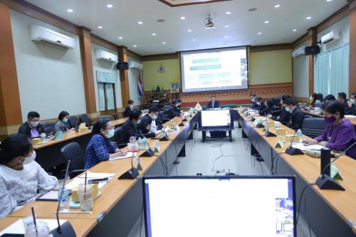 ส.ป.ก.ร่วมประชุมคณะทำงานตรวจสอบข้อเท็จจริงปัญหาที่ดินในเขตปฏิรูปที่ดินเพื่อเกษตรกรรม ครั้งที่ ๑/๒๕๖๔