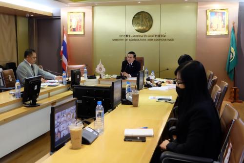 ส.ป.ก. เข้าร่วมประชุมชี้แจงแนวทางการตรวจราชการตามแผนการตรวจราชการและการขับเคลื่อนแบบบูรณาการในระดับพื้นที่ของผู้ตรวจราชการกระทรวงเกษตรและสหกรณ์ เขตตรวจราชการที่ ๑ ประจำปีงบประมาณ พ.ศ. ๒๕๖๔