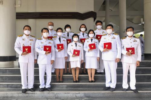 ส.ป.ก.เข้ารับพระราชทานเครื่องราชอิสริยาภรณ์ ชั้นสายสะพาย ประจำปี ๒๕๖๓
