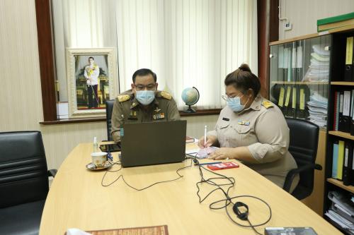 ส.ป.ก.ประชุมมอบนโยบายการขับเคลื่อนการทำงานในช่วงสถานการณ์โควิด -๑๙