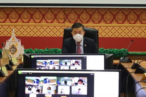 ส.ป.ก.ประชุมคณะทำงานติดตามเร่งรัดการใช้จ่ายเงินงบประมาณ ประจำงบประมาณ พ.ศ.๒๕๖๔ ครั้งที่ ๑/๒๕๖๔
