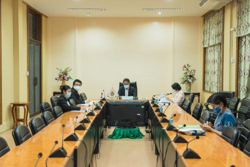 ส.ป.ก. ประชุมคณะทำงานจัดทำแผนกลยุทธ์เสริมสร้างความผาสุก และความผูกพันของบุคลากรที่มีต่อองค์กร ประจำปีงบประมาณ พ.ศ. ๒๕๖๔ - ๒๕๖๗ ครั้งที่ ๒/๒๕๖๔