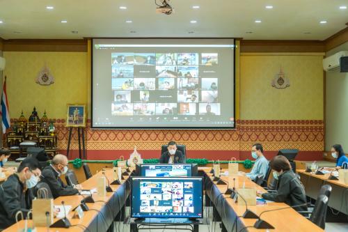 ส.ป.ก. ประชุมติดตามผลการดำเนินงาน ปีงบประมาณ พ.ศ ๒๕๖๔ และแนวทางการดำเนินงาน ปีงบประมาณ ๒๕๖๕ ครั้งที่ ๒/๒๕๖๔