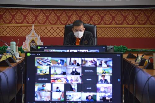 ส.ป.ก.ประชุมติดตามผลการดำเนินงาน ปีงบประมาณ ๒๕๖๔ และแนวทางการดำเนินงาน ปีงบประมาณ ๒๕๖๕ ครั้งที่ ๓ ผ่านระบบทางไกลออนไลน์