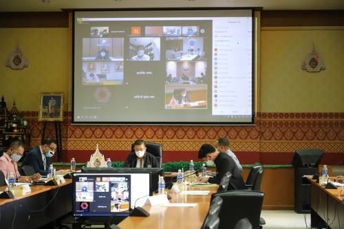 ส.ป.ก.ประชุมวางแผนงานพัฒนาโครงการพื้นฐานในพื้นที่เขตปฏิรูปที่ดินตามบันทึกข้อตกลงความร่วมมือ ๙ หน่วยงาน ครั้งที่ ๑/๒๕๖๔