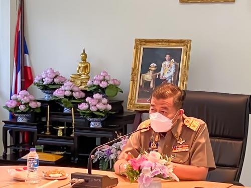 เลขาธิการ ส.ป.ก. ประชุมปรับแผนการขับเคลื่อนงานพัฒนาโครงสร้างพื้นฐาน ในเขตปฏิรูปที่ดิน ตามนโยบายของรัฐมนตรีช่วยว่าการกระทรวงเกษตรและสหกรณ์ 