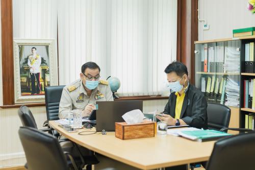 ส.ป.ก. ร่วมประชุมคณะอนุกรรมการขับเคลื่อนโครงการขนาดเล็ก ครั้งที่ ๒/๒๕๖๔
