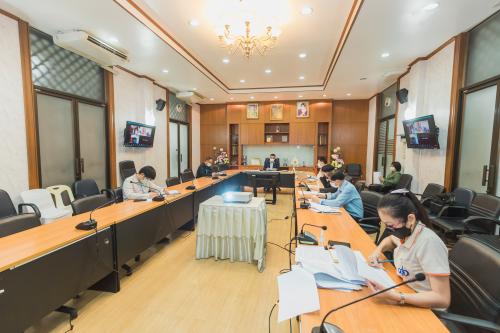 ส.ป.ก. ประชุมคณะทำงานด้านกฎหมายการใช้ที่ดินในเขตปฏิรูปที่ดิน เพื่อดำเนินโครงการพัฒนาเมืองใหม่น่าอยู่อัจฉริยะ พื้นที่เขตพัฒนาพิเศษภาคตะวันออก (EEC) ครั้งที่ ๑/๒๕๖๔
