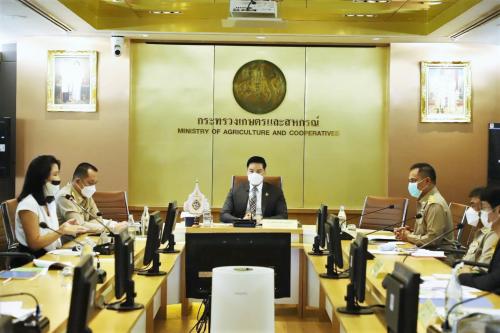 ส.ป.ก.ร่วมประชุมคณะทำงานขับเคลื่อนการตลาด ระบบการจัดการและขนส่ง (Logistics) สินค้าเกษตร ในเขตปฏิรูปที่ดินเพื่อเกษตรกรรม ครั้งที่ ๑/๒๕๖๔ ผ่านระบบประชุมวิดีทัศน์ทางไกล (Video Conference) โปรแกรม Zoom meeting 