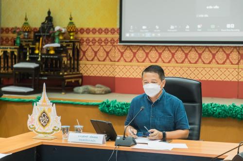 ส.ป.ก. ประชุมคณะทำงานร่างตัวชี้วัดการประเมินผลการดำเนินงานกองทุนการปฏิรูปที่ดินเพื่อเกษตรกรรม ประจำปีบัญชี ๒๕๖๕