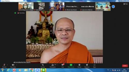 ส.ป.ก.จัดฝึกอบรม โครงการเครือข่ายคุณธรรม เรื่อง “ยุคสงครามโควิด ปรับตัว ปรับจิต ปรับชีวิตอย่างไรให้เป็นสุข”ผ่านระบบออนไลน์ (Online) โดยโปรแกรม Zoom Meeting