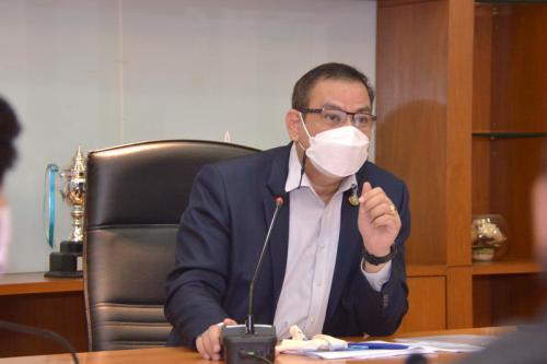ส.ป.ก.ประชุมการชี้แจงแผนงาน งบประมาณ และแนวทางการดำเนินงานโครงการประจำปีงบประมาณ พ.ศ. ๒๕๖๕ ภายใต้การกำกับของสำนักจัดการปฏิรูปที่ดิน
