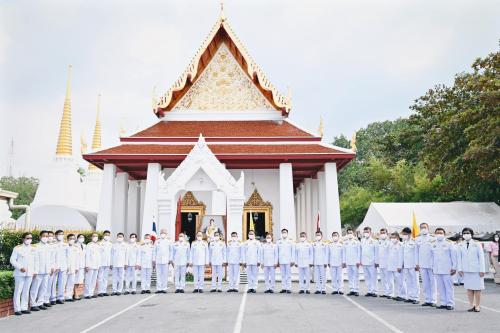 ส.ป.ก. ร่วมพิธีถวายผ้าพระกฐินพระราชทานกระทรวงเกษตรและสหกรณ์ ประจำปี ๒๕๖๔