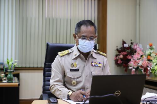 รองเลขาธิการ ส.ป.ก. ร่วมประชุมศูนย์ติดตามและแก้ไขปัญหาภัยพิบัติด้านการเกษตร กระทรวงเกษตรและสหกรณ์ครั้งที่ ๓/๒๕๖๔ ผ่าน Zoom Meeting