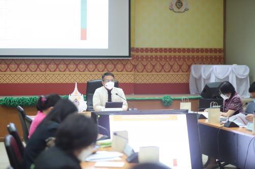 ส.ป.ก. ประชุมคณะทำงานการจัดทำแผนกลยุทธ์เสริมสร้างความผาสุก และความผูกพันของบุคลากรที่มีต่อองค์กร ประจำปีงบประมาณ พ.ศ. ๒๕๖๔ - ๒๕๖๗ ครั้งที่ ๓/๒๕๖๔