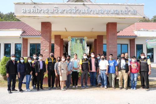 รองเลขาธิการ ส.ป.ก.พร้อมคณะลงพื้นที่ตรวจเยี่ยมมอบนโยบายและแนวทางการขับเคลื่อนงานฯ ณ จังหวัดกาญจนบุรี