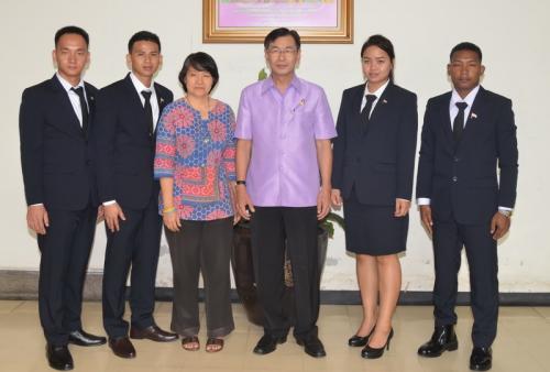 รองเลขาธิการ ส.ป.ก. ให้เยาวชนเกษตรกรในเขตปฏิรูปที่ดินเข้าอำลาและรับฟังโอวาท  