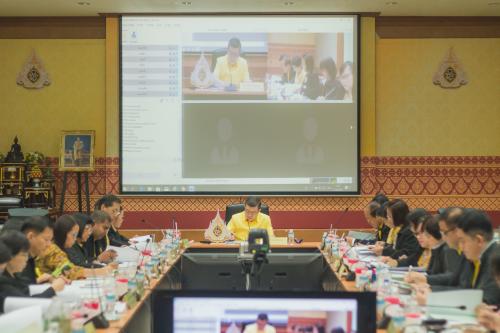 ส.ป.ก. ประชุมทางไกลออนไลน์ (Web Conference) ครั้งที่ ๘/๒๕๖๒