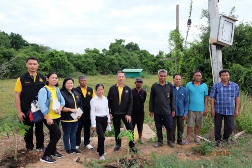 หัวหน้าผู้ตรวจราชการกรม ลงพื้นที่ตรวจราชการและติดตามเร่งรัดผลการดำเนินงานตามแผนงาน/โครงการ และภารกิจตามนโยบายยุทธศาสตร์ของ ส.ป.ก. ประจำปีงบประมาณ พ.ศ. ๒๕๖๒ รอบที่ ๒ จังหวัดขอนแก่น  