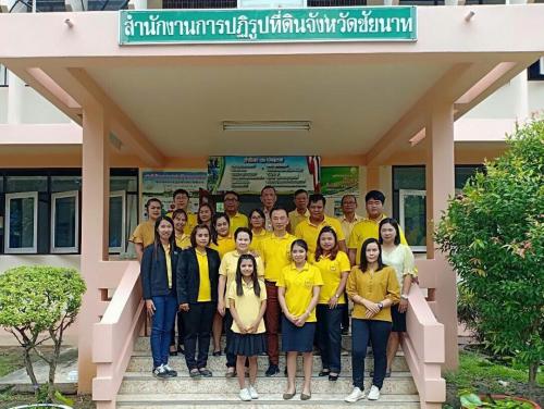 ผู้ตรวจราชการกรมลงพื้นที่ตรวจราชการ รอบที่ ๒ เพื่อติดตามความก้าวหน้าการดำเนินงานโครงการตามแผนการตรวจราชการ ประจำปี ๒๕๖๒ ส.ป.ก. ชัยนาท  