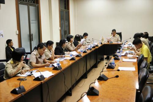 ส.ป.ก. ประชุมคณะทำงานฝ่ายประชาสัมพันธ์งานถวายผ้ากฐินพระราชทาน ประจำปี ๒๕๖๒ ครั้งที่ ๒/๒๕๖๒