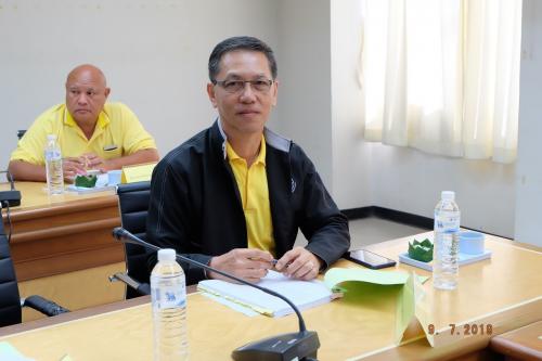 หัวหน้าผู้ตรวจราชการกรม ร่วมประชุมติดตามผลสัมฤทธิ์ของโครงการตามแผนการตรวจราชการกระทรวงเกษตรและสหกรณ์ ประจำปีงบประมาณ พ.ศ. ๒๕๖๒ ณ ห้องประชุมภูเรือ ชั้น ๔ ศาลากลางจังหวัดเลย