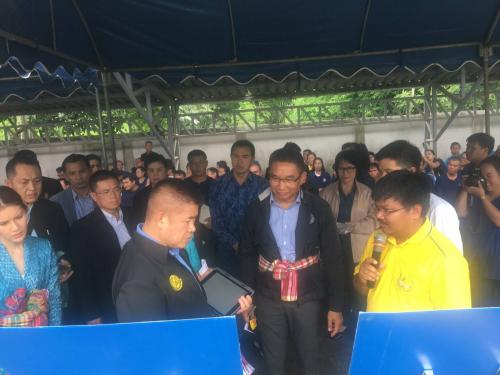 รองเลขาธิการส.ป.ก.ร่วมติดตาม รมช.กษ.และคณะตรวจราชการในพื้นที่อำเภอเวียงสา จังหวัดน่าน
